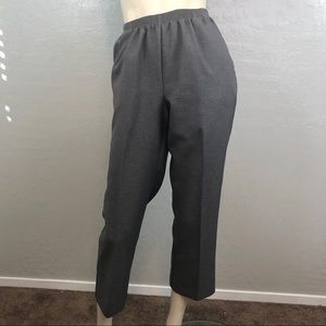 Alfred Dunner Petite Pull On Career Pants